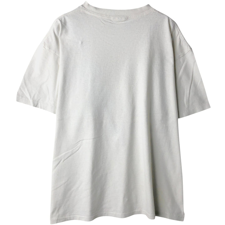 90'S Fish Print Animal T-Shirt, Men's XL (approx.), Vintage unclear white type Vintage Second Hand