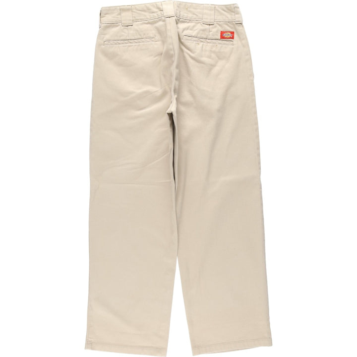 Dickies WORKER CROP ROLL HEM Work Pants, Women's XL (equivalent to W31) unclear Beige type Vintage Second Hand