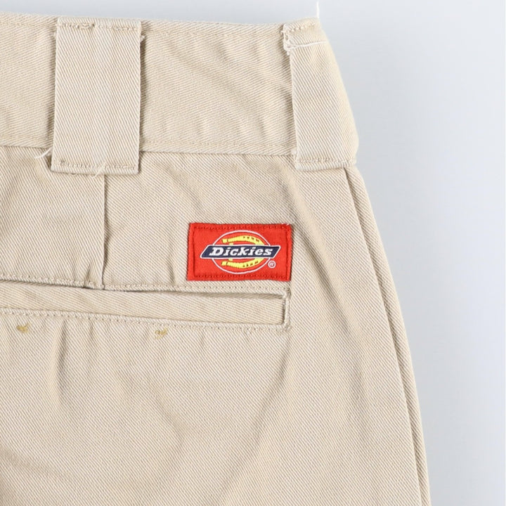 Dickies WORKER CROP ROLL HEM Work Pants, Women's XL (equivalent to W31) unclear Beige type Vintage Second Hand