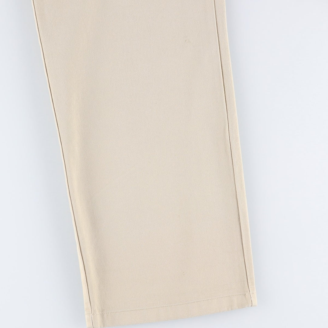 Dickies WORKER CROP ROLL HEM Work Pants, Women's XL (equivalent to W31) unclear Beige type Vintage Second Hand
