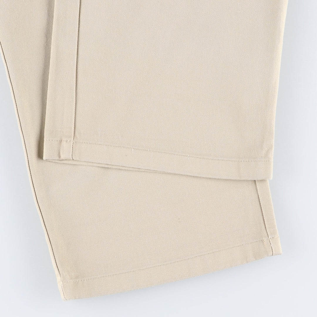 Dickies WORKER CROP ROLL HEM Work Pants, Women's XL (equivalent to W31) unclear Beige type Vintage Second Hand