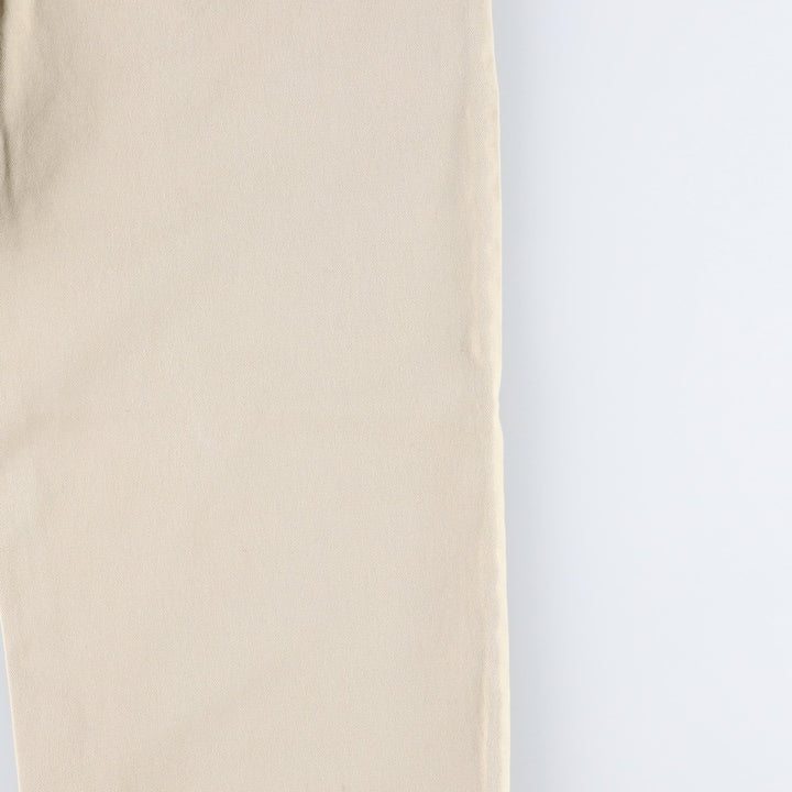 Dickies WORKER CROP ROLL HEM Work Pants, Women's XL (equivalent to W31) unclear Beige type Vintage Second Hand