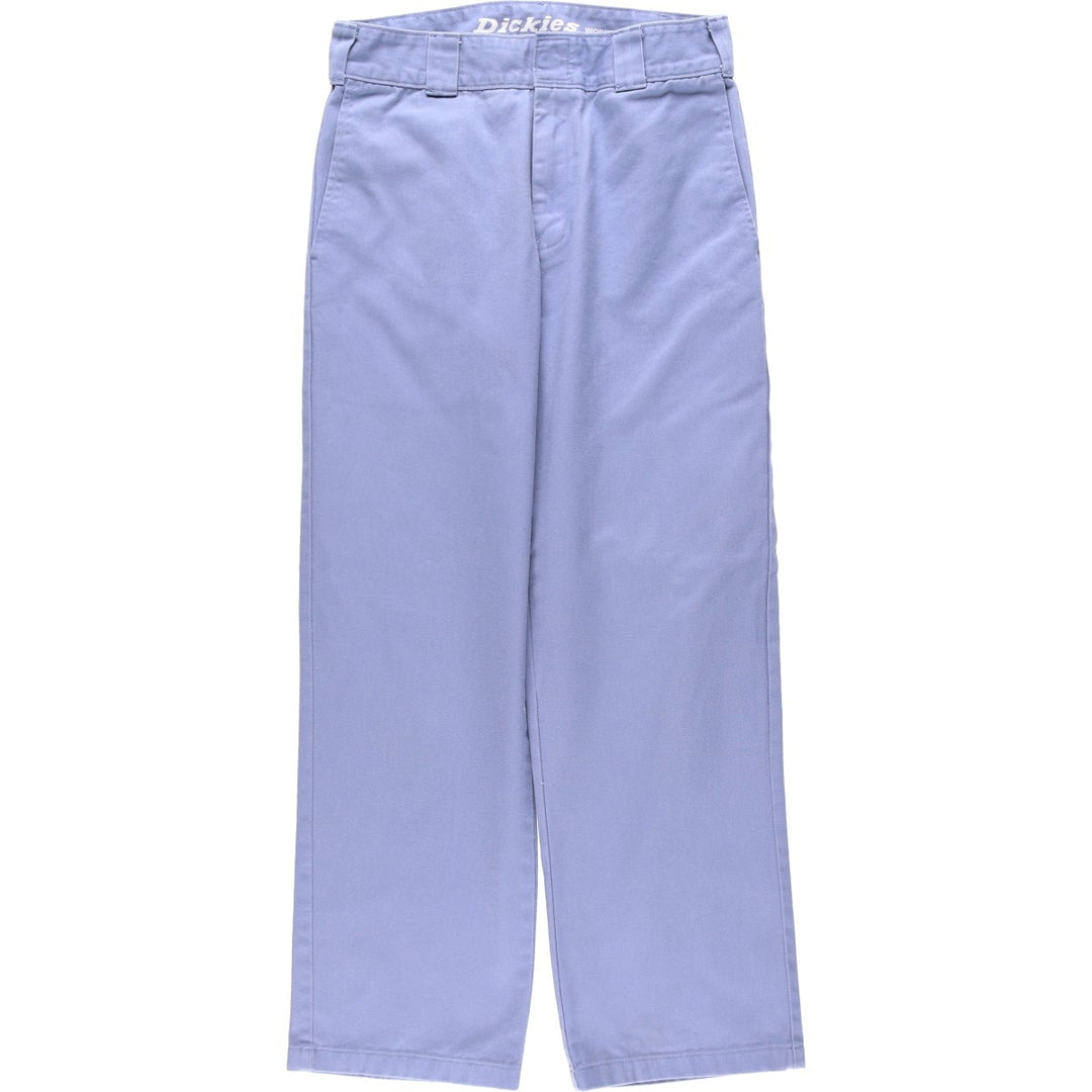 Dickies WORKER CROP ROLL HEM Work Pants, Women's Size M (equivalent to W28) cotton blue type Vintage Second Hand