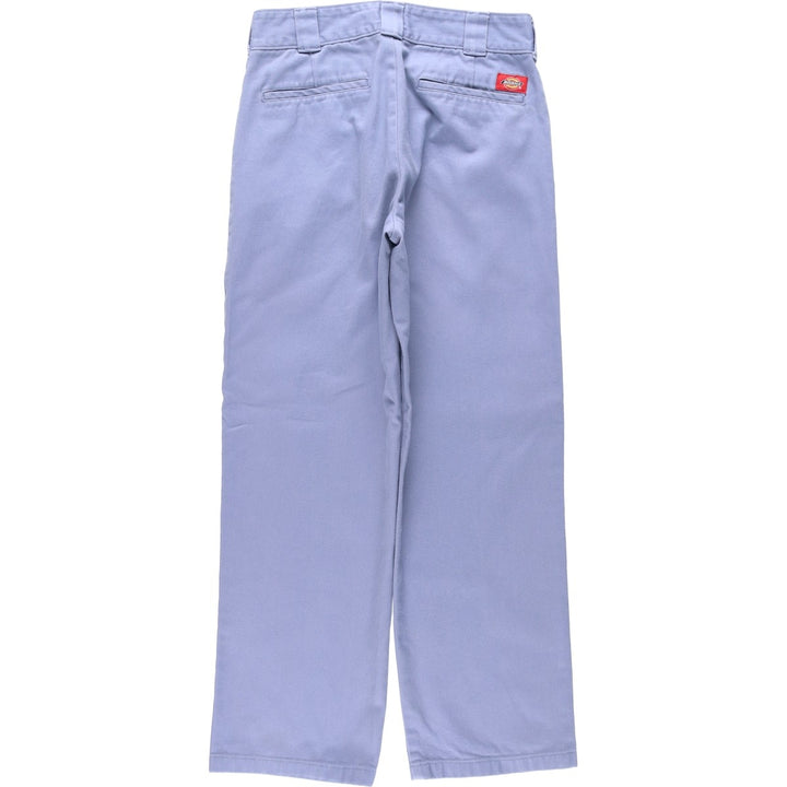 Dickies WORKER CROP ROLL HEM Work Pants, Women's Size M (equivalent to W28) cotton blue type Vintage Second Hand