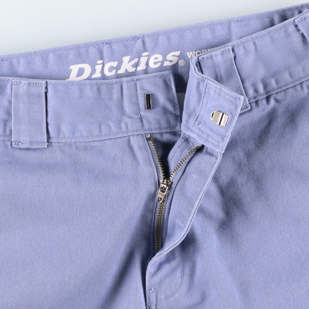 Dickies WORKER CROP ROLL HEM Work Pants, Women's Size M (equivalent to W28) cotton blue type Vintage Second Hand