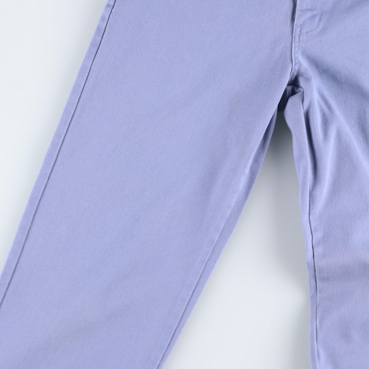Dickies WORKER CROP ROLL HEM Work Pants, Women's Size M (equivalent to W28) cotton blue type Vintage Second Hand
