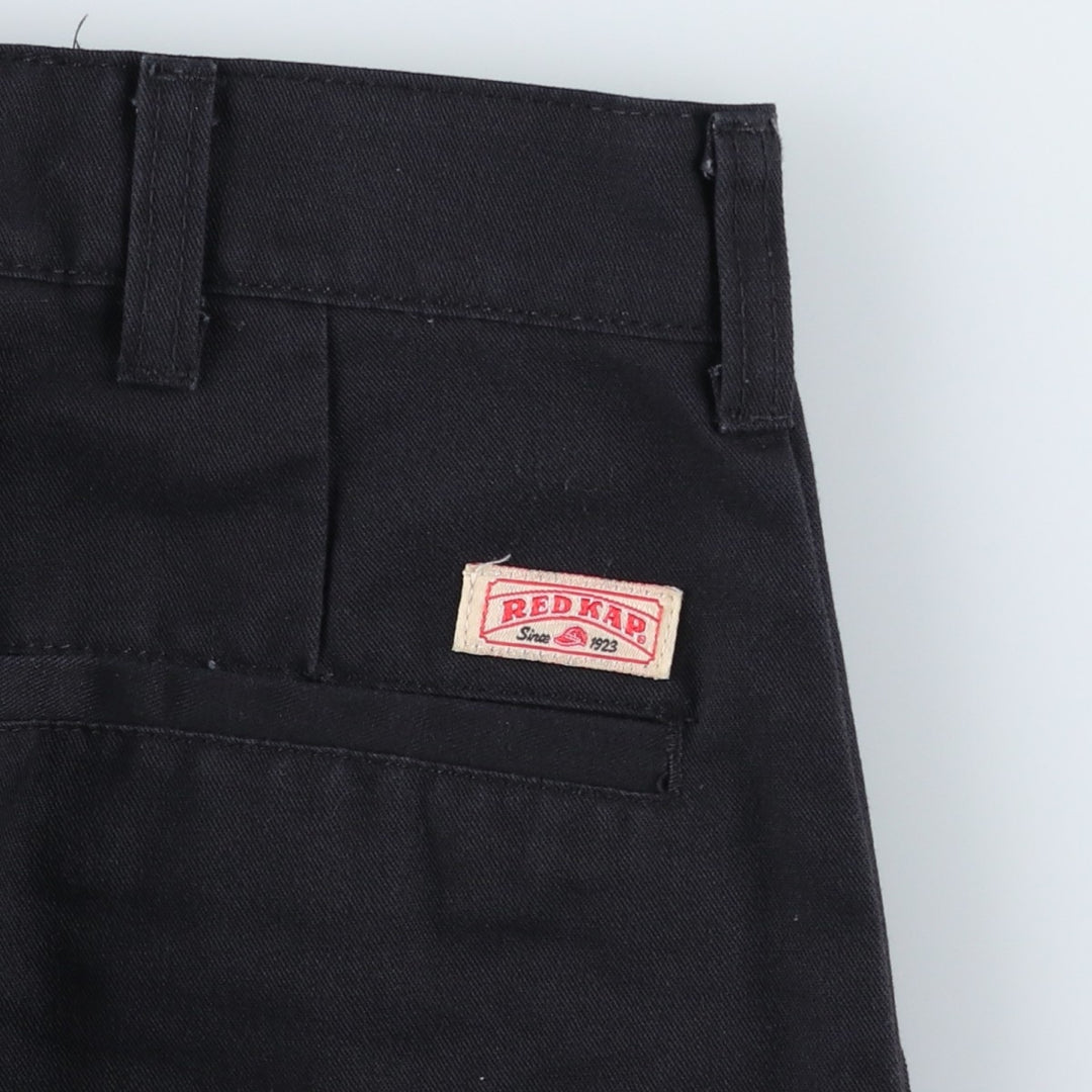 Red Kap Work Pants, Women's Size L (equivalent to W29) polyester black type Vintage Second Hand