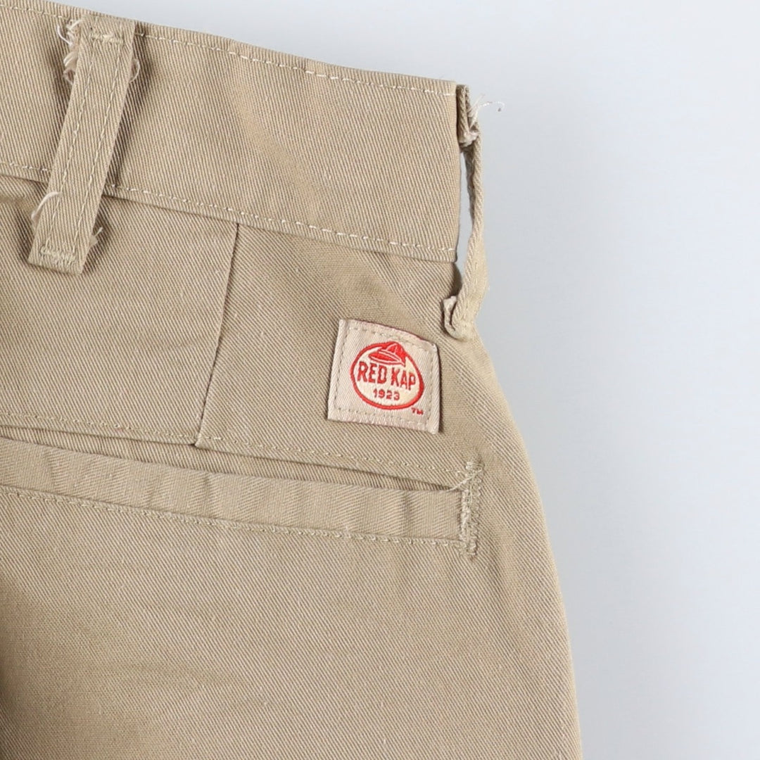 Red Kap Work Pants, Women's Size L (equivalent to W29) polyester Beige type Vintage Second Hand