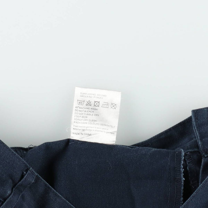 Dickies One-Tuck Double Knee Painter Pants, Women's Size L (equivalent to W30) polyester navy blue type Vintage Second Hand