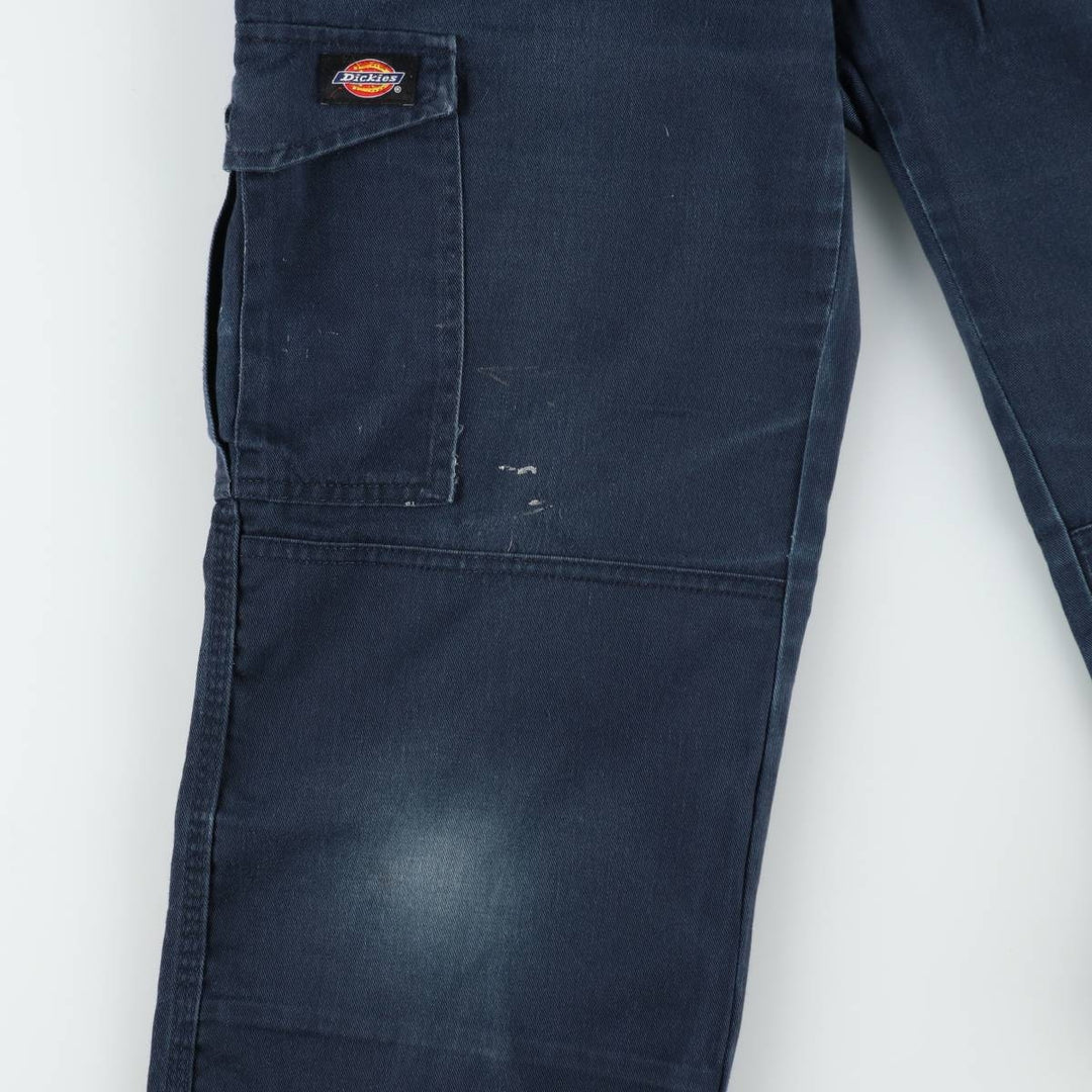 Dickies One-Tuck Double Knee Painter Pants, Women's Size L (equivalent to W30) polyester navy blue type Vintage Second Hand