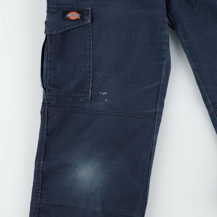 Dickies One-Tuck Double Knee Painter Pants, Women's Size L (equivalent to W30) polyester navy blue type Vintage Second Hand