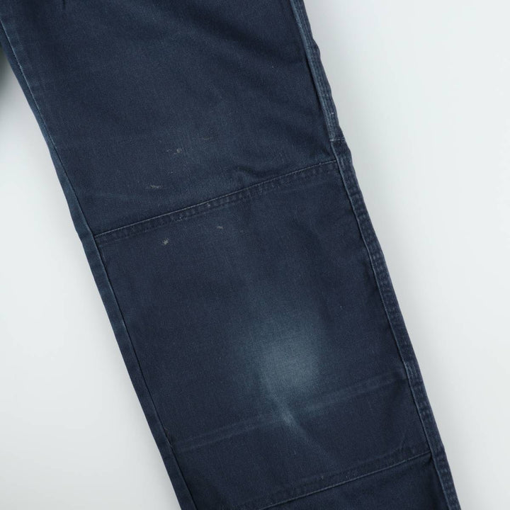 Dickies One-Tuck Double Knee Painter Pants, Women's Size L (equivalent to W30) polyester navy blue type Vintage Second Hand