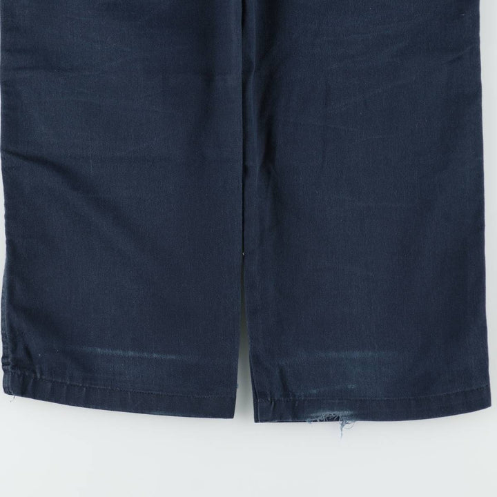 Dickies One-Tuck Double Knee Painter Pants, Women's Size L (equivalent to W30) polyester navy blue type Vintage Second Hand