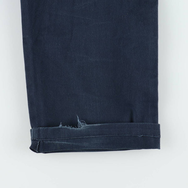 Dickies One-Tuck Double Knee Painter Pants, Women's Size L (equivalent to W30) polyester navy blue type Vintage Second Hand