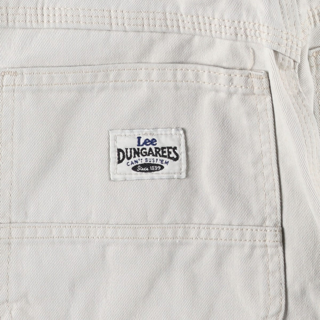 Lee DUNGAREES Painter Pants, Women's Size L (equivalent to W27) unclear Beige type Vintage Second Hand