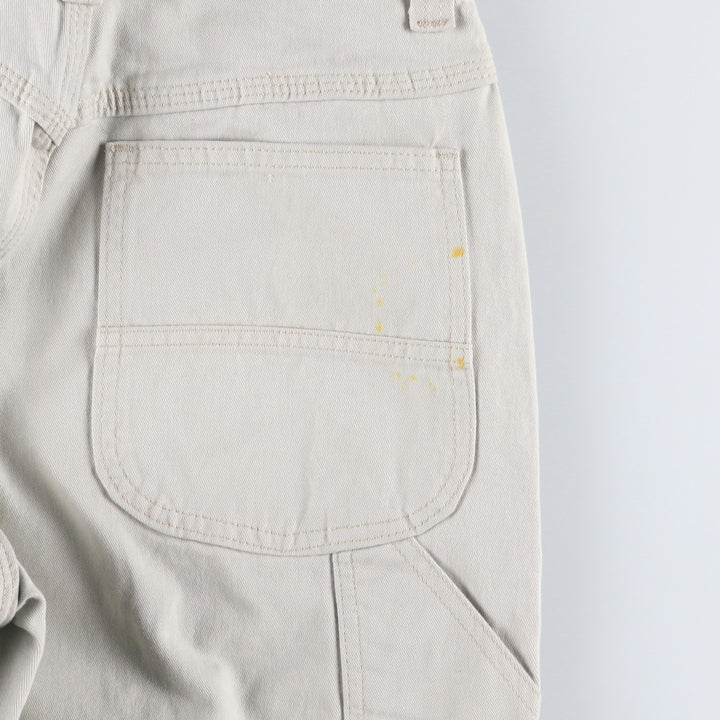 Lee DUNGAREES Painter Pants, Women's Size L (equivalent to W27) unclear Beige type Vintage Second Hand