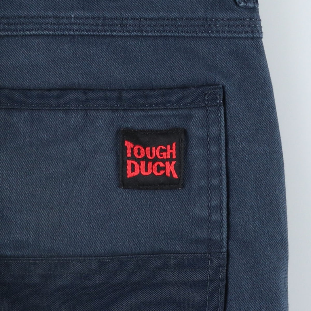 TOUGH DUCK Cargo Pants, Women's Size L (equivalent to W30) cotton navy blue type Vintage Second Hand