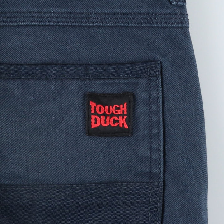 TOUGH DUCK Cargo Pants, Women's Size L (equivalent to W30) cotton navy blue type Vintage Second Hand