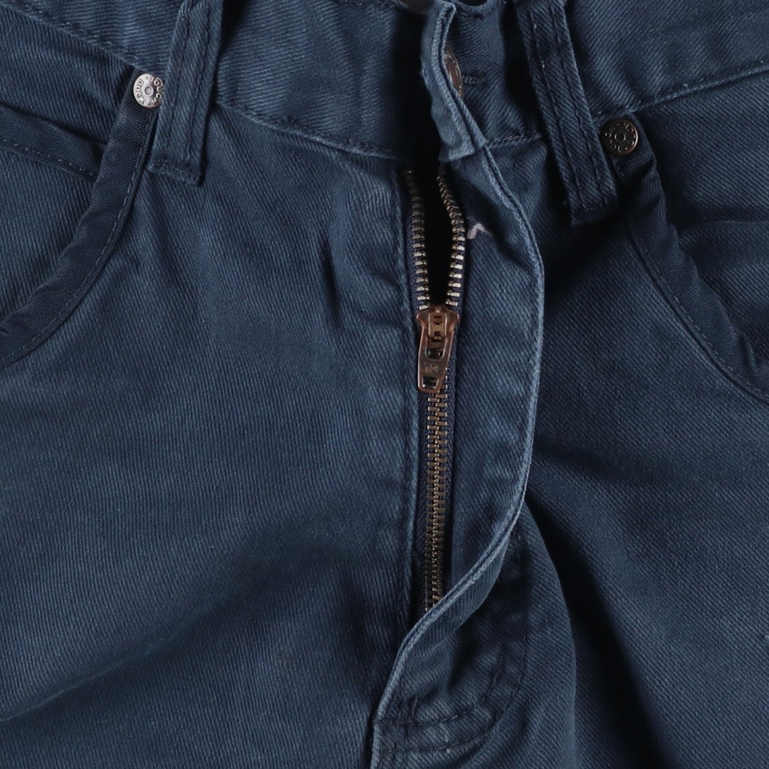 TOUGH DUCK Cargo Pants, Women's Size L (equivalent to W30) cotton navy blue type Vintage Second Hand