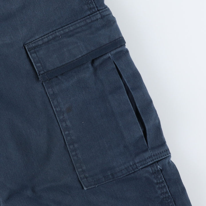 TOUGH DUCK Cargo Pants, Women's Size L (equivalent to W30) cotton navy blue type Vintage Second Hand