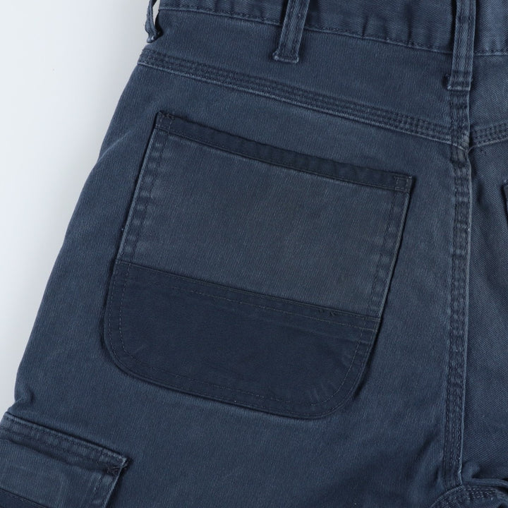 TOUGH DUCK Cargo Pants, Women's Size L (equivalent to W30) cotton navy blue type Vintage Second Hand