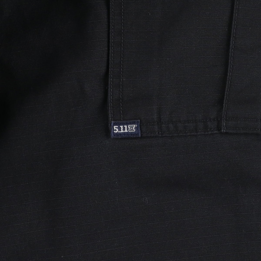 Civilian-made 5.11 TACTICAL SERIES Double Knee Ripstop Military Cargo Pants Combat Pants Men's W30 equivalent polyester black type Vintage Second Hand