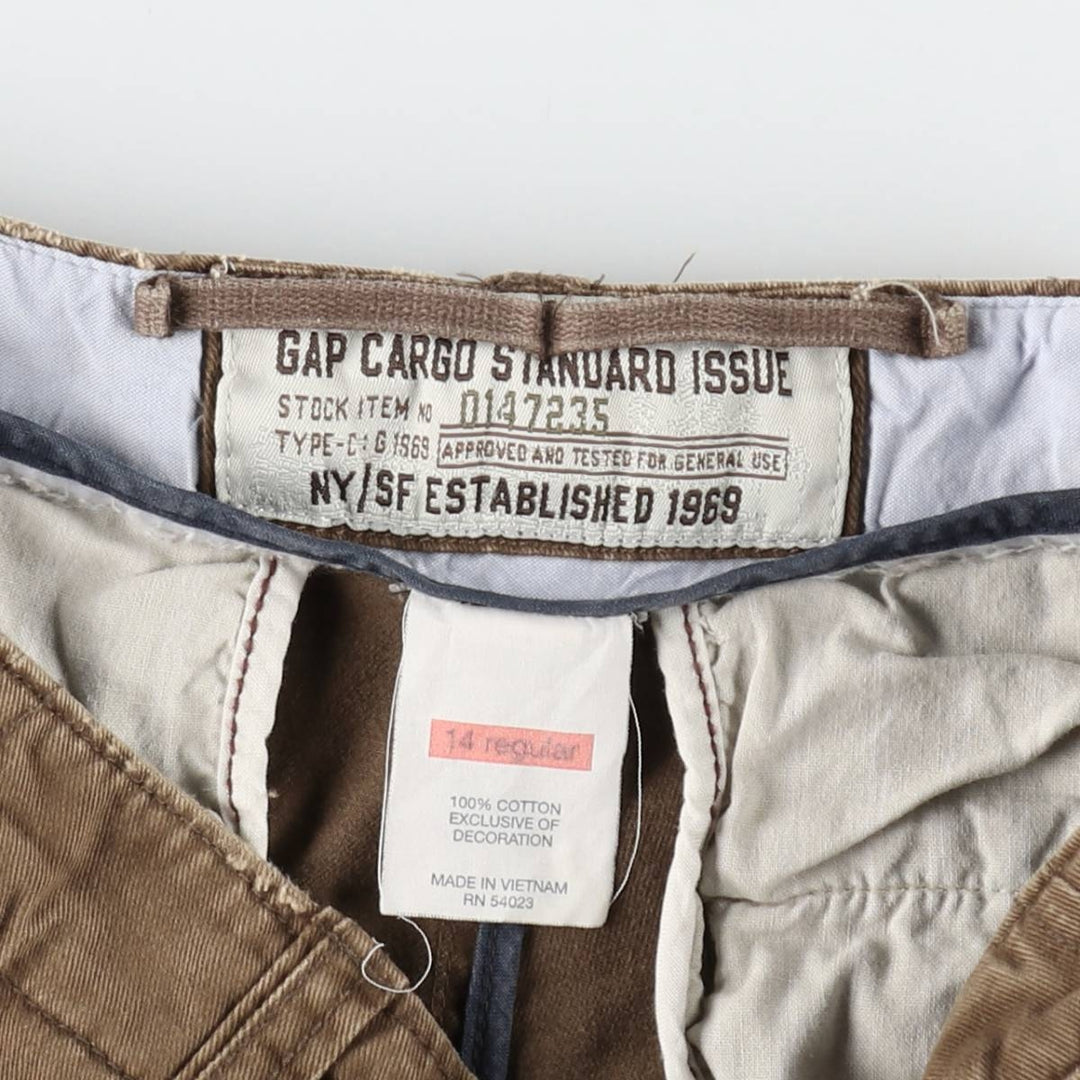 GAP CARGO STANDARD ISSUE Cargo Pants, Women's L (equivalent to W29) cotton brown type Vintage Second Hand