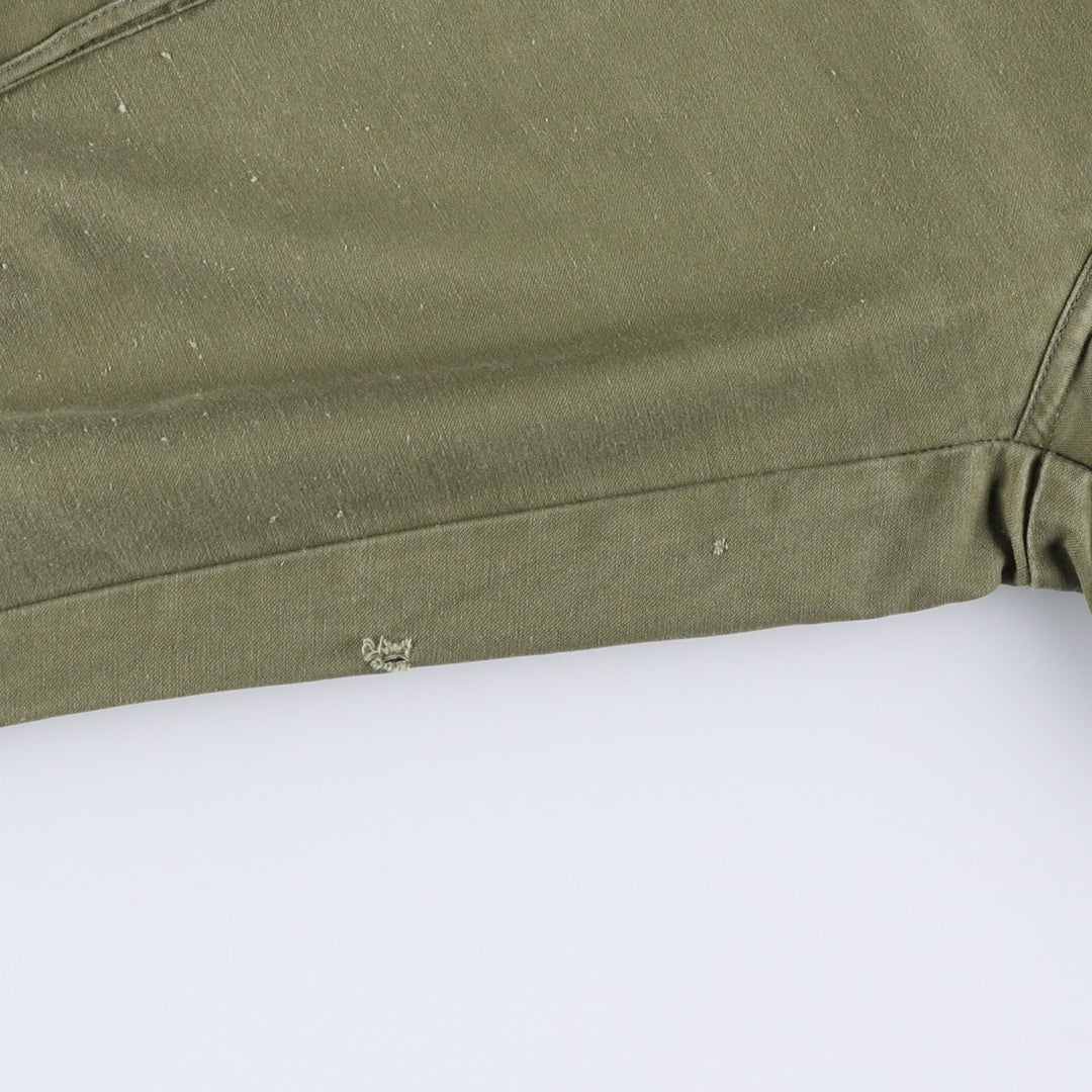 1980'S Dutch Army Military Cargo Pants, Size 74x75 (Men's W29 equivalent), Vintage cotton Khaki type Vintage Second Hand