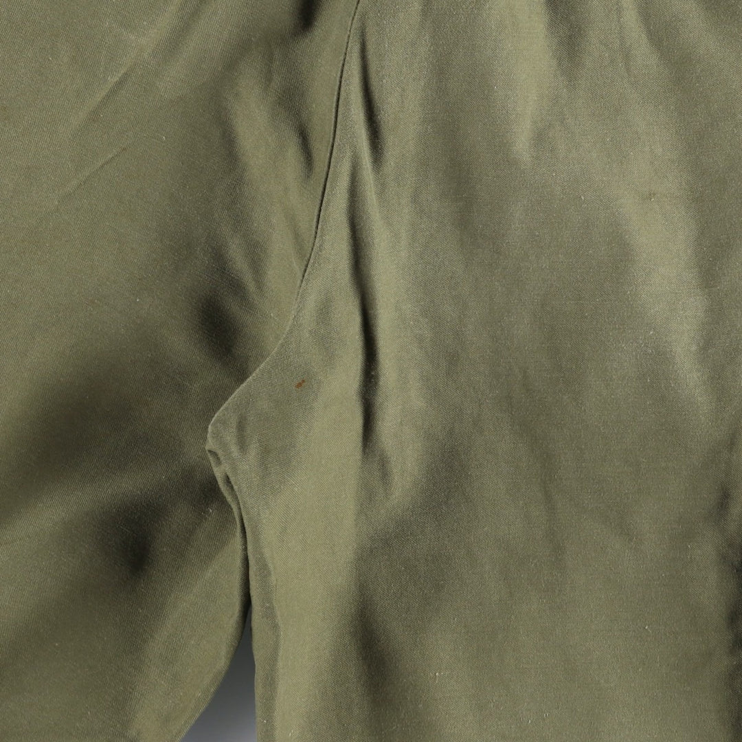 1980'S Dutch Army Military Cargo Pants, Size 74x75 (Men's W29 equivalent), Vintage cotton Khaki type Vintage Second Hand