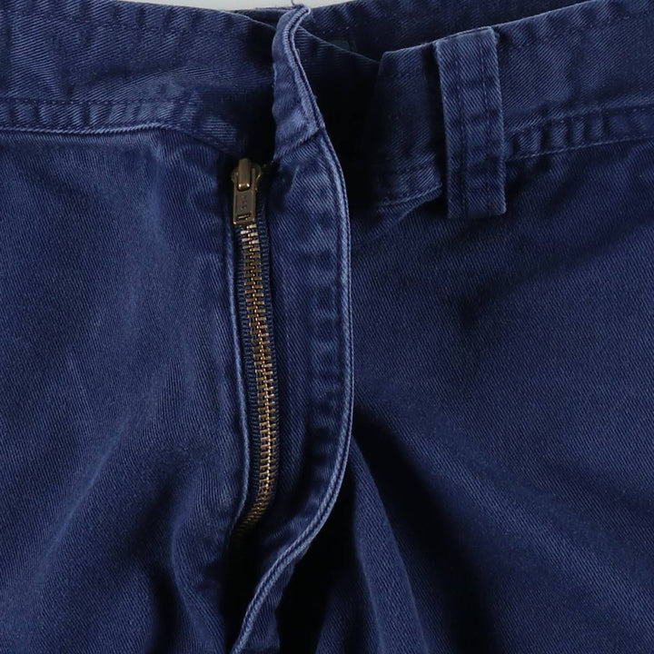 Ralph Lauren POLO by Ralph Lauren military cargo pants, men's size W32 (approx.) cotton navy blue type Vintage Second Hand