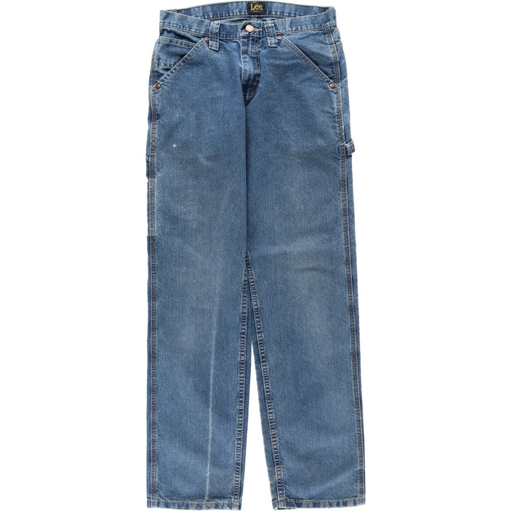Lee LOOSE FIT Denim Painter Pants, Women's Size L (equivalent to W29) cotton blue type Vintage Second Hand