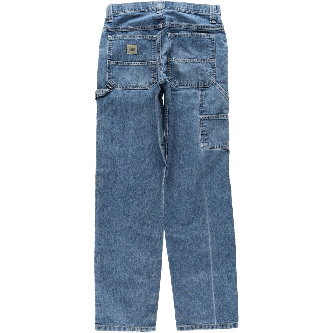 Lee LOOSE FIT Denim Painter Pants, Women's Size L (equivalent to W29) cotton blue type Vintage Second Hand