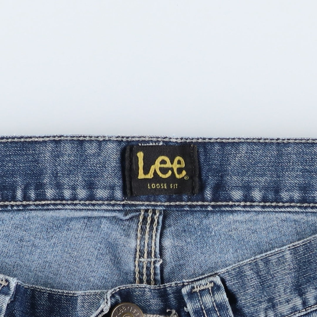 Lee LOOSE FIT Denim Painter Pants, Women's Size L (equivalent to W29) cotton blue type Vintage Second Hand