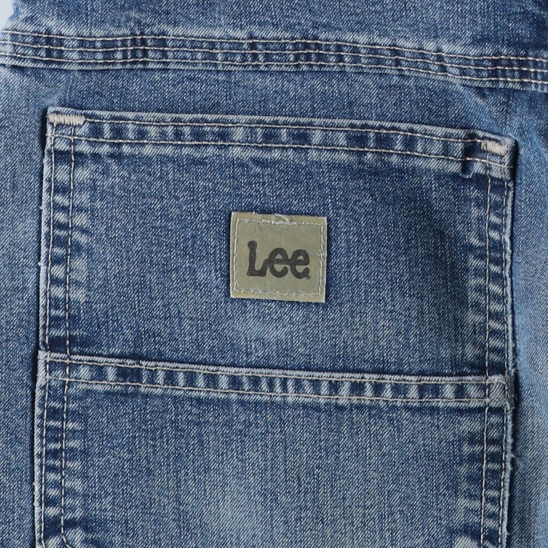 Lee LOOSE FIT Denim Painter Pants, Women's Size L (equivalent to W29) cotton blue type Vintage Second Hand