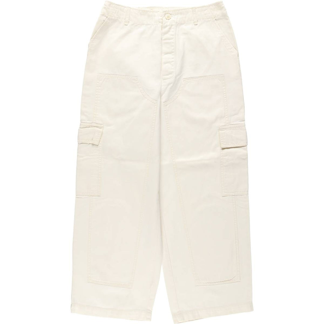 Universal Thread Double Knee Cargo Pants, Women's Size L (equivalent to W29) cotton ivory Vintage Second Hand
