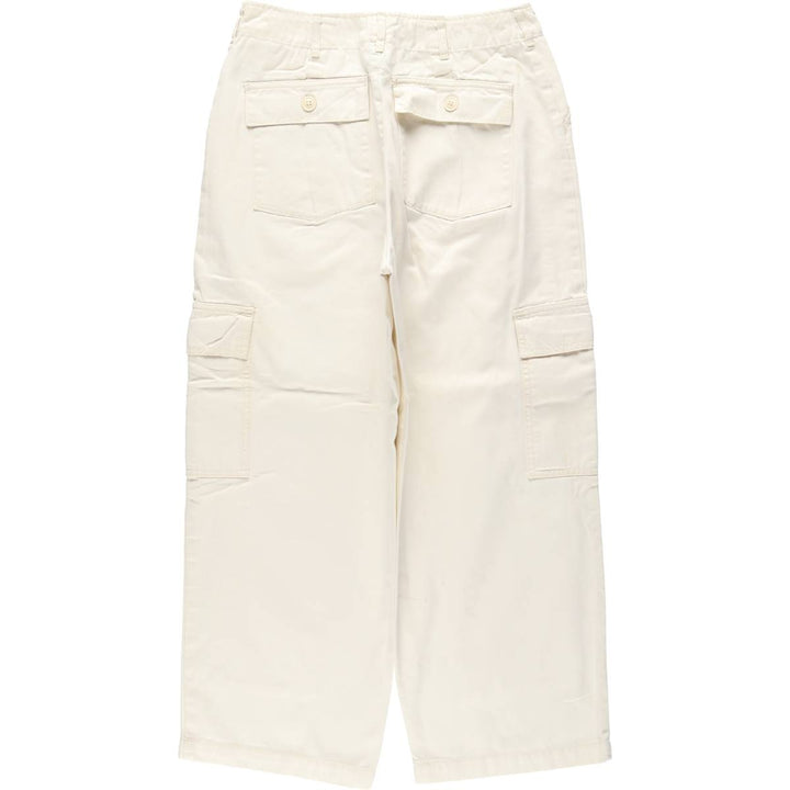Universal Thread Double Knee Cargo Pants, Women's Size L (equivalent to W29) cotton ivory Vintage Second Hand