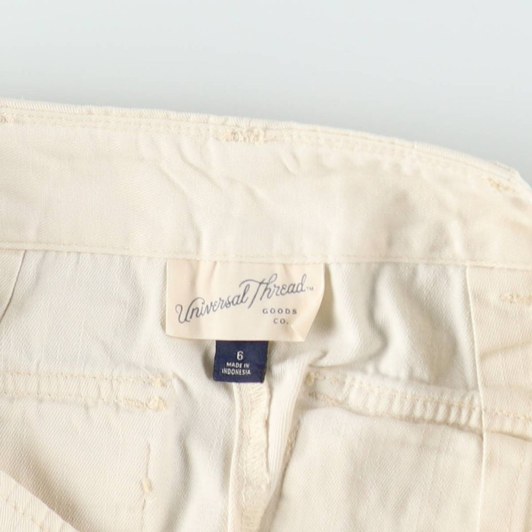 Universal Thread Double Knee Cargo Pants, Women's Size L (equivalent to W29) cotton ivory Vintage Second Hand