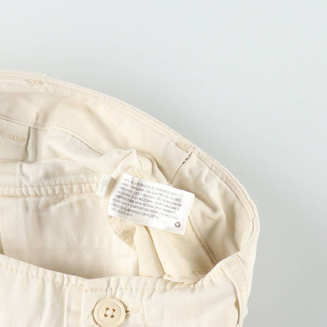 Universal Thread Double Knee Cargo Pants, Women's Size L (equivalent to W29) cotton ivory Vintage Second Hand