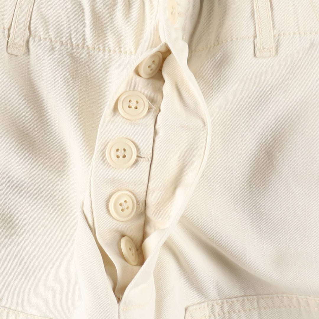 Universal Thread Double Knee Cargo Pants, Women's Size L (equivalent to W29) cotton ivory Vintage Second Hand