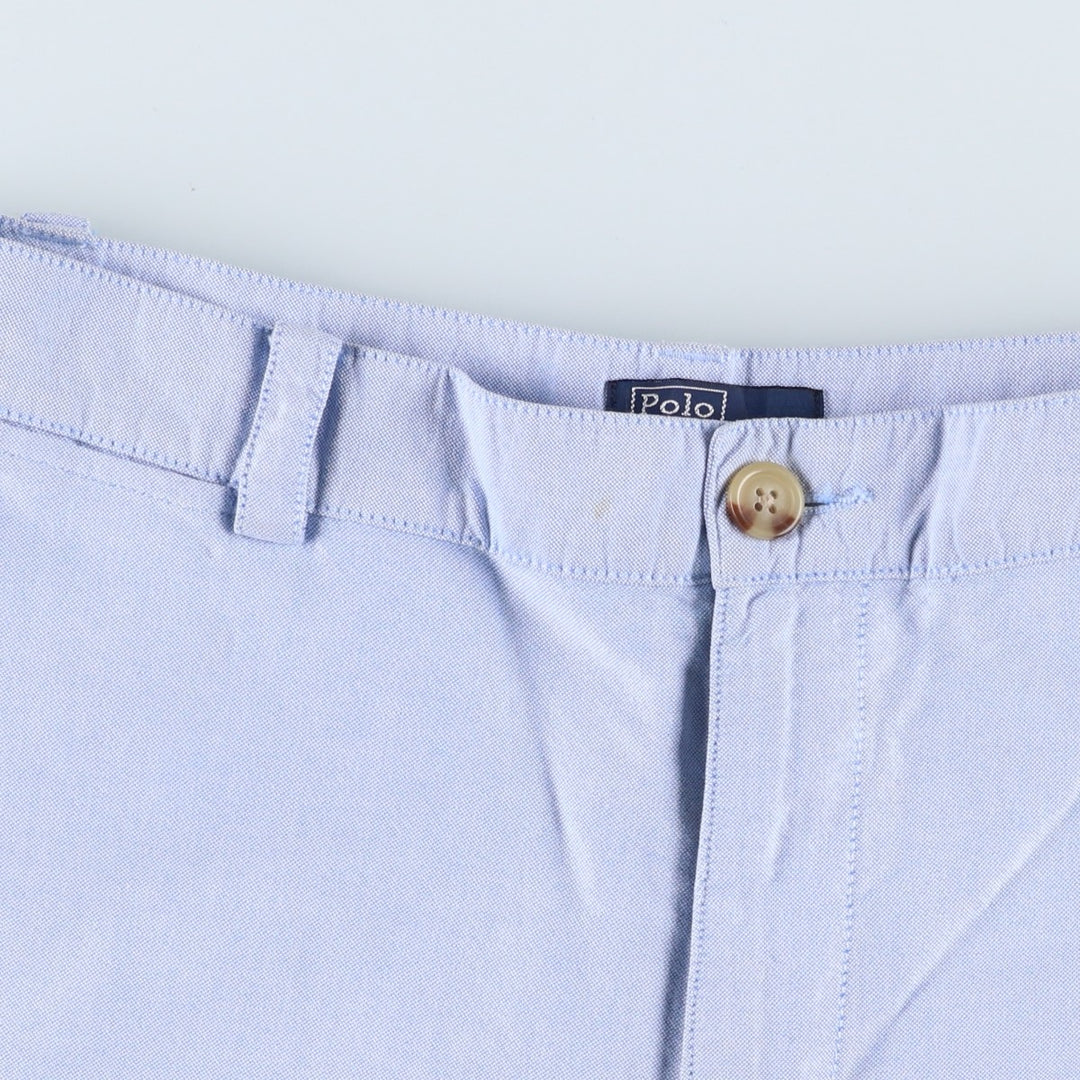 Ralph Lauren POLO by Ralph Lauren cotton pants, women's size XL (equivalent to W31). cotton Blue type light blue Vintage Second Hand