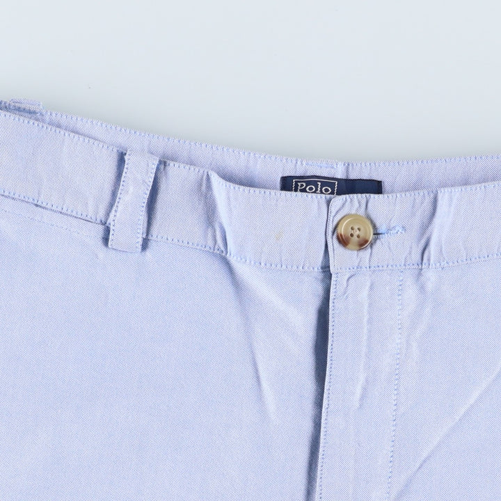 Ralph Lauren POLO by Ralph Lauren cotton pants, women's size XL (equivalent to W31). cotton Blue type light blue Vintage Second Hand