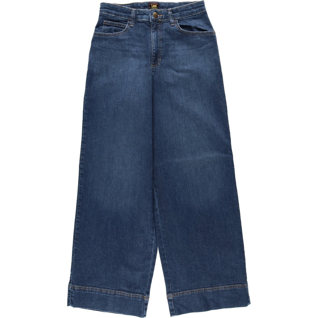 Lee denim wide-leg pants, women's size L (equivalent to W29). unclear navy blue type Vintage Second Hand