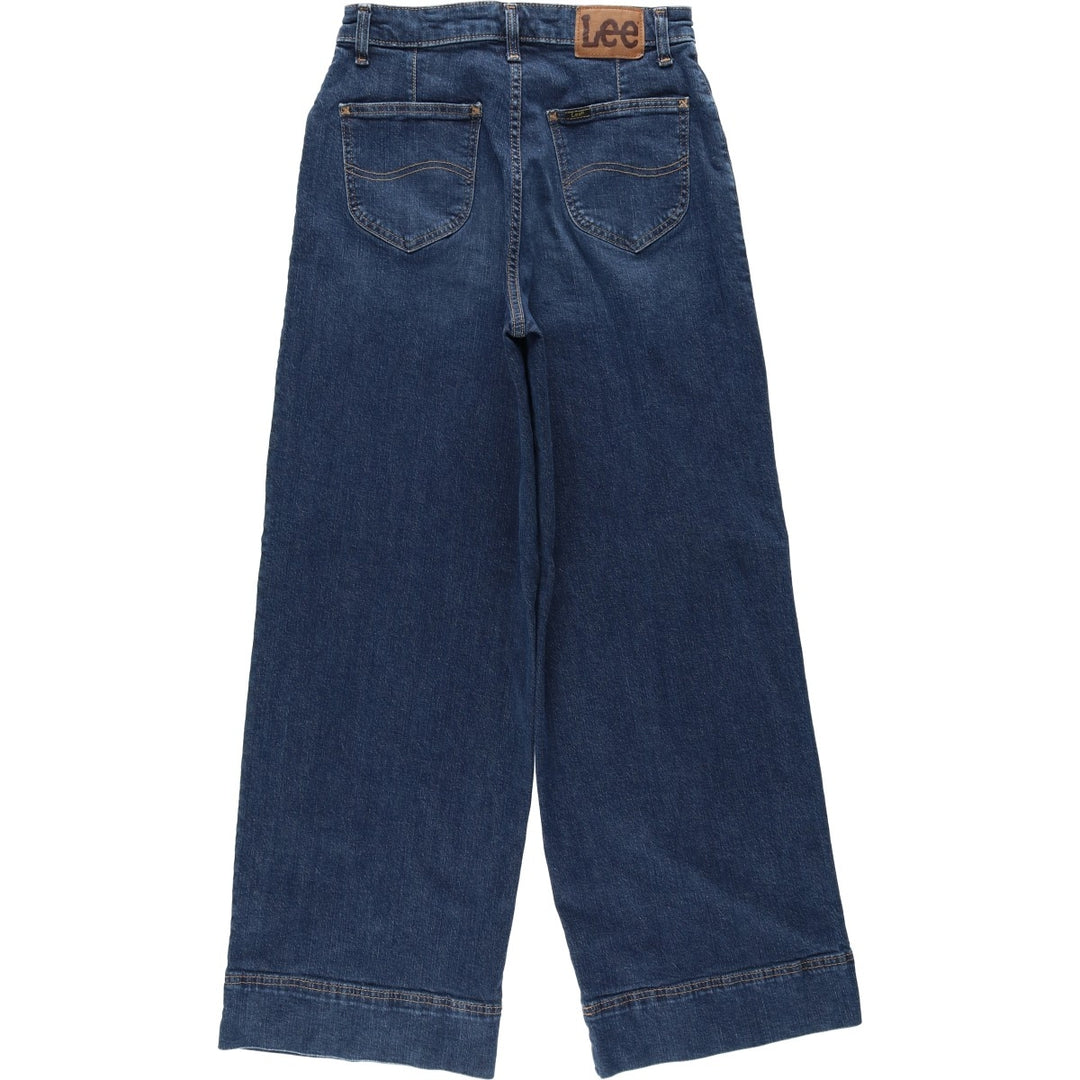 Lee denim wide-leg pants, women's size L (equivalent to W29). unclear navy blue type Vintage Second Hand