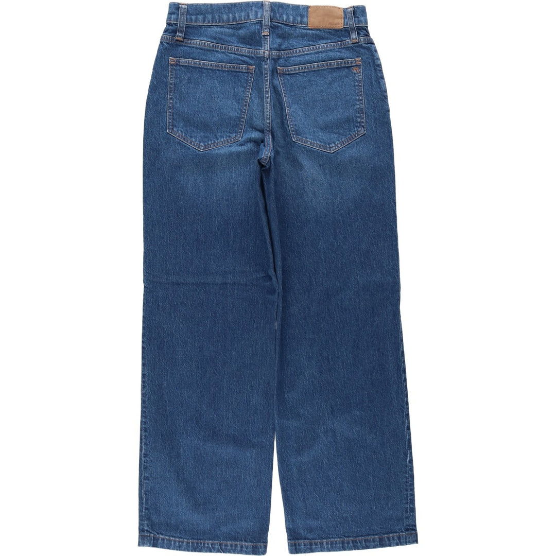 Madewell Straight Denim Pants, Women's Size L (equivalent to W30) unclear blue type Vintage Second Hand