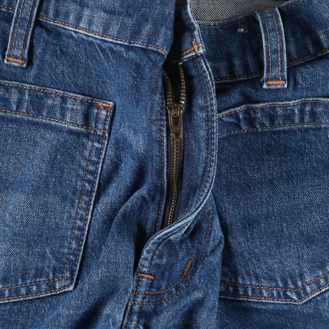 Madewell Straight Denim Pants, Women's Size L (equivalent to W30) unclear blue type Vintage Second Hand