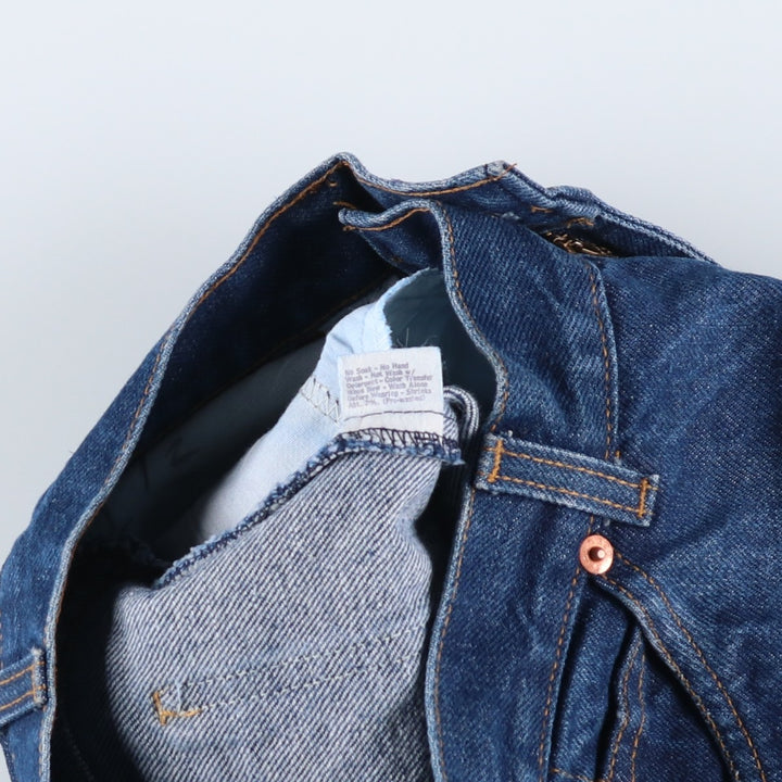 1980'S Levi's 26048-0214 Orange Tab Straight Denim Pants, Women's Size L (equivalent to W27), Vintage unclear blue type Vintage Second Hand