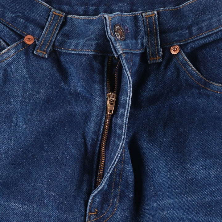 1980'S Levi's 26048-0214 Orange Tab Straight Denim Pants, Women's Size L (equivalent to W27), Vintage unclear blue type Vintage Second Hand