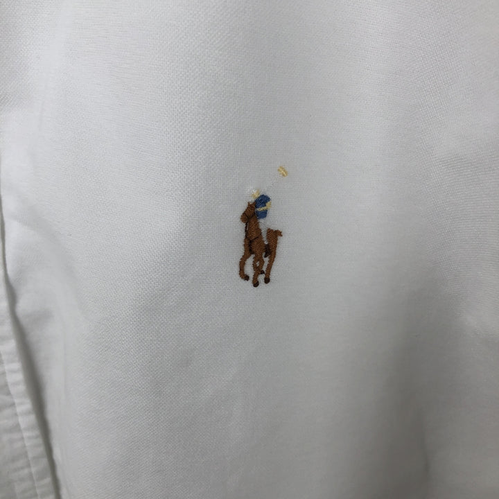 Ralph Lauren Classic Fit Long Sleeve Button Down Shirt Men's XL cotton white type Vintage Second Hand