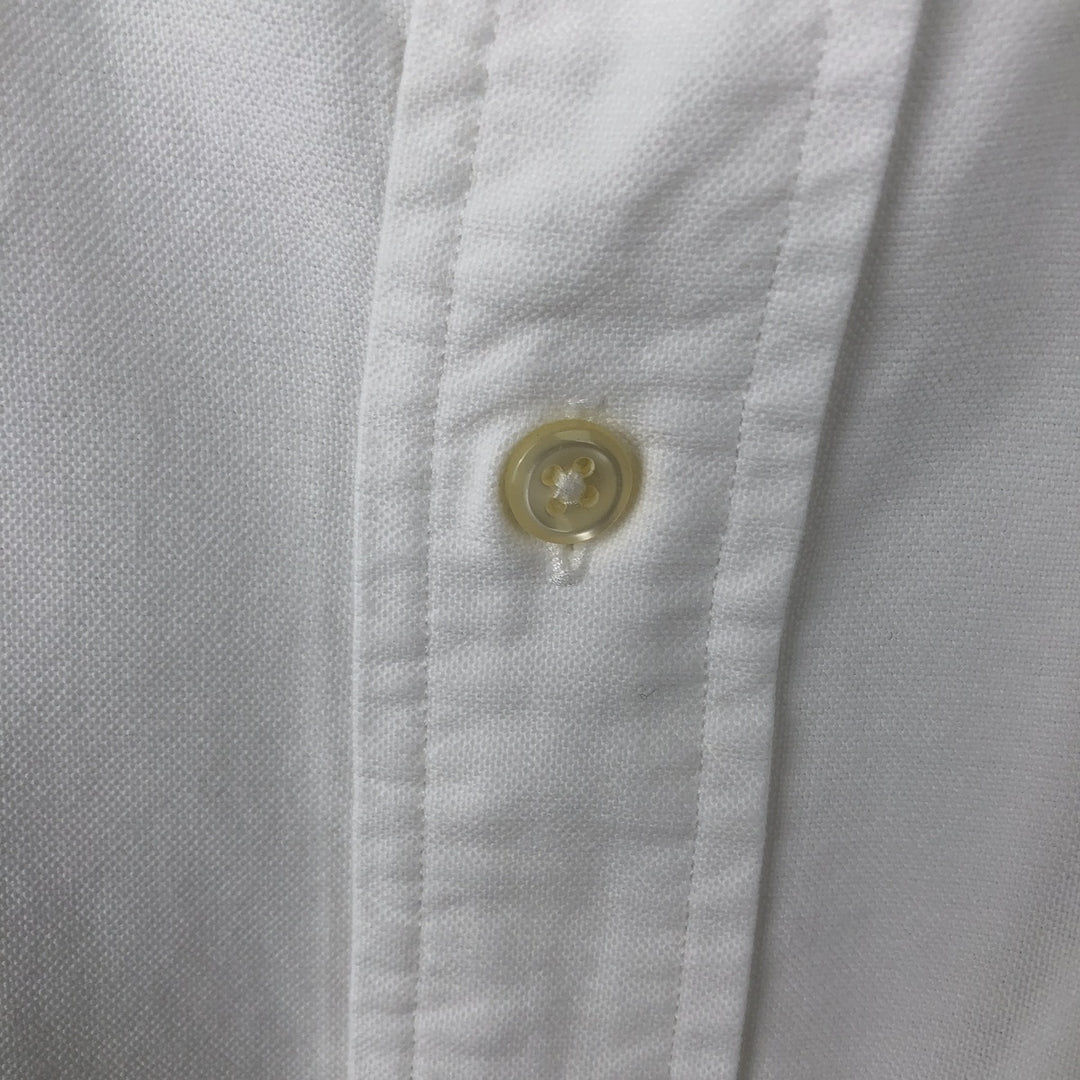 Ralph Lauren Classic Fit Long Sleeve Button Down Shirt Men's XL cotton white type Vintage Second Hand