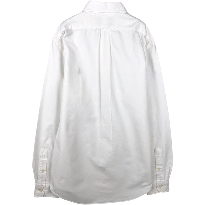 Ralph Lauren CUSTOM FIT long sleeve button down shirt, men's size M cotton white type Vintage Second Hand